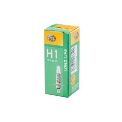 Bilde av HELLA 8GH 002 089 351 Lyspære, fjernlys H1 12V 55W Halogen FORD: MONDEO 4 Turnier, S Max Mk1, Transit V363 Flatvogn lastebil / Chassis