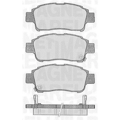 Bilde av MAGNETI MARELLI 363916060533 Bremseklosser med akustisk slitasjevarsel TOYOTA: Yaris I Hatchback