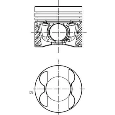 Bilde av Stempel, mercedes benz, 642 030 14 18, A 12 17, 18