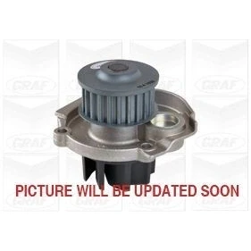 Bilde av GRAF PA1030 Vannpumpe 23 uten pakning mekanisk Termoplast 57,069 for tannremdrift FIAT: Doblo II Stasjonsvogn, I Cargo, Stilo Hatchback