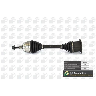 Bilde av Drivaksel, Framaksel høyre, venstre ford galaxy i, seat alhambra, vw sharan OE 1125045, 1233602, 7M0407451A