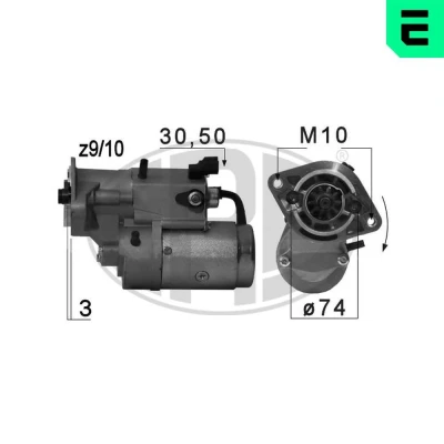 Bilde av Starter toyota OE 28100 64140, 64310, 64430