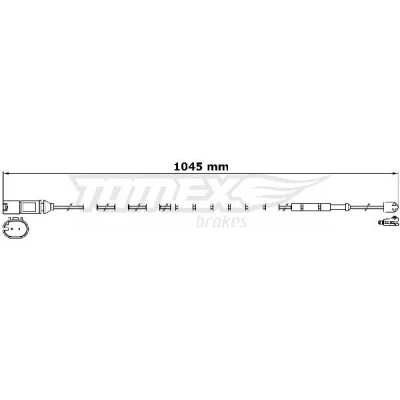 Bilde av TOMEX brakes TX 31 28 Bremsebeleggslitasje bakaksel BMW: 3 Touring, 1 Hatchback, Sedan