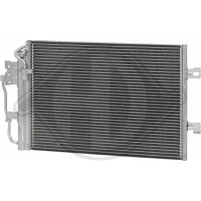 Bilde av DIEDERICHS DCC1254 Kondensator uten tørker Climate Aluminium R 134a