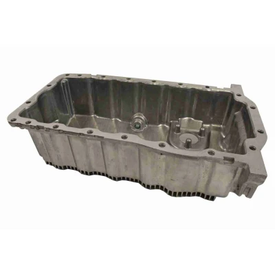 Bilde av VAICO V10 1886 Bunnpanne med oljeplugg tetningsring, hull for oljenivåmåler, uten oljekartetning Aluminium Original Quality