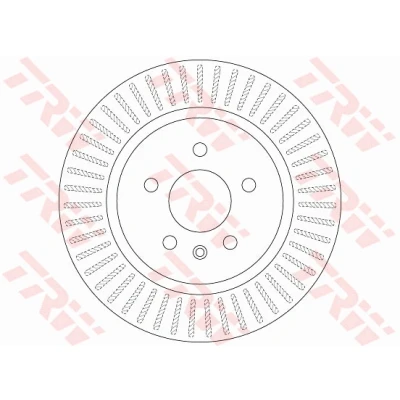 Bilde av TRW DF6371 Bremseskiver 315 23 5 115 ventilert spraylakkert OPEL: Zafira C Tourer