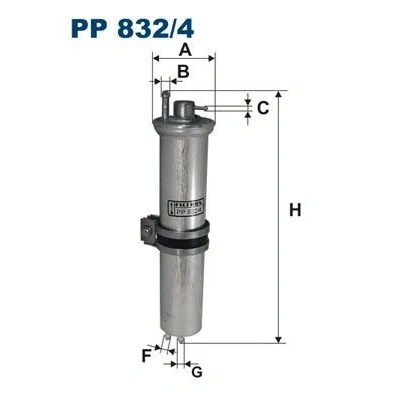 Bilde av Drivstoffilter, bmw 7 [e65, e66, e67], 16 12 6 750 475