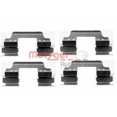 Bilde av METZGER 109 1648 Tibehørsett, skivebremse belegg BMW: 1 Hatchback, 2 Active Tourer, Cabrio, MINI: Countryman, RENAULT: Zoe