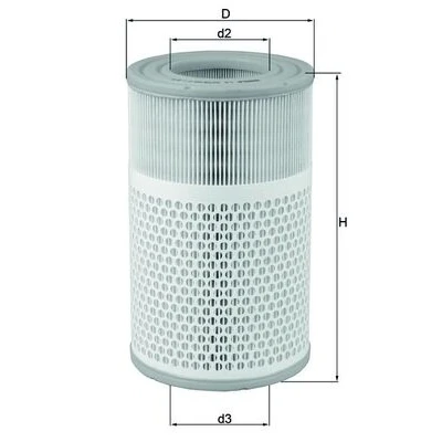 Bilde av MAHLE ORIGINAL LX 2079 Luftfilter 221,0 137,0 Filterinnsats SAAB: 9 5 Stasjonsvogn, Sedan