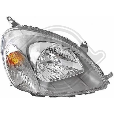 Bilde av DIEDERICHS 6605980 Frontlykter høyre H4, P21W, W5W TOYOTA: Yaris I Hatchback