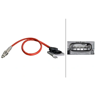 Bilde av HELLA 6PN 358 307 261 NOx sensor MERCEDES BENZ: ML Klasse, E Klasse T modell, C Sedan