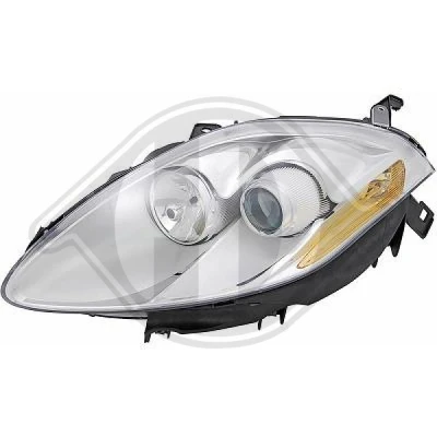 Bilde av DIEDERICHS 3463081 Frontlykter venstre H1/H1 med motor for høydejustering hovedlys