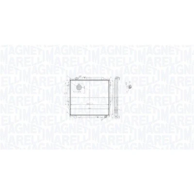 Bilde av MAGNETI MARELLI 350213213900 Radiator 575 638 26 Kjøleribber loddet TOYOTA: Land Cruiser Prado 90
