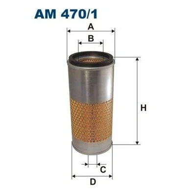 Bilde av FILTRON AM 470/1 Luftfilter 290 133 Filterinnsats