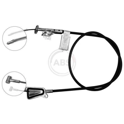 Bilde av A.B.S. K19807 Bremsekabel 1630 Trommelbrems for høyre/venstre ratt