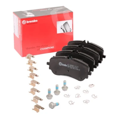 Bilde av BREMBO P 85 172 Bremseklosser ekskl. slitasjevarselkontakt med bremsecaliperskruer tilbehør VOLKSWAGEN: Amarok Pick up