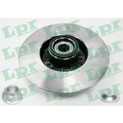 Bilde av LPR R1004PCA Bremseskiver 274 10,9 5 fullt ut med hjullagersett, ABS senorring, mutter tilbehør RENAULT: LAGUNA 2 Grandtour