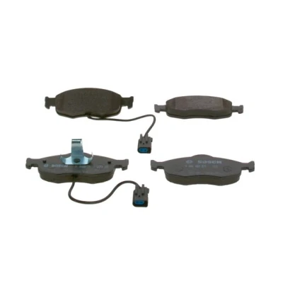 Bilde av BOSCH 0 986 460 971 Bremseklosser Low Metallic med integrert slitasjesensor montageanvisning, antihyle blikk, kolbleklips