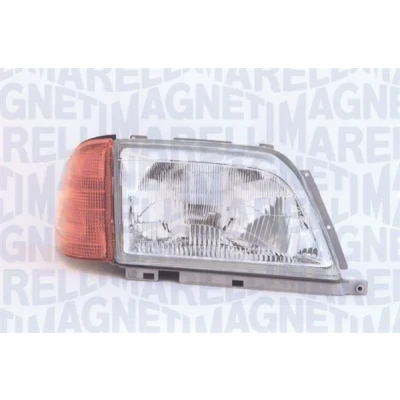 Bilde av MAGNETI MARELLI 710301090301 Frontlykter venstre H4 Halogen oransje med blinklys for høyrekjøring motor høydejustering hovedlys