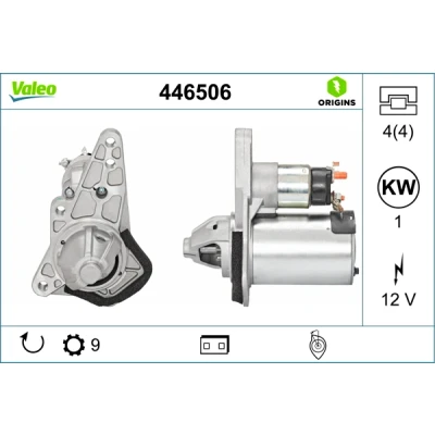 Bilde av VALEO 446506 Starter 12 1 9 R 35 70 NEW ORIGINAL PART