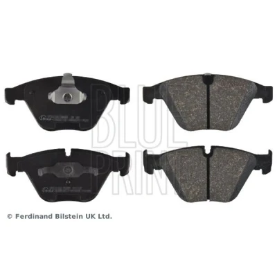 Bilde av BLUE PRINT ADB114207 Bremseklosser framaksel klargjort for slitasjeindikator med kolbleklips BMW: 3 Touring, Sedan, 5 Touring