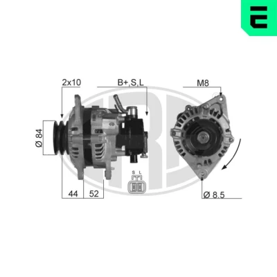 Bilde av ERA 210114A Dynamo 14V 110A MITSUBISHI: L200 III Pick up, PAJERO 2, HYUNDAI: H 1 Van, / Starex MPV