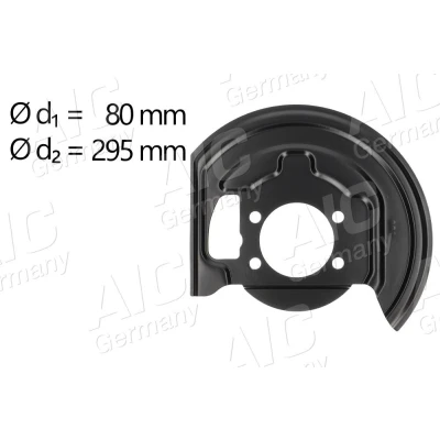 Bilde av AIC 58191 Bremseskjold framaksel venstre NISSAN: Qashqai / Qashqai+2 I, X Trail, Juke