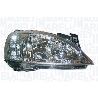Bilde av MAGNETI MARELLI 711307022314 Frontlykter venstre H7/H7, PY21W, W5W Halogen med blinklys for høyrekjøring motor høydejustering hovedlys