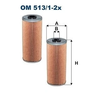 Bilde av FILTRON OM 513/1 2x Oljefilter Filterinnsats