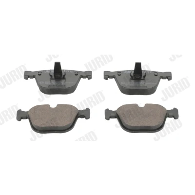 Bilde av Jurid 571991JC Bremseklosser White Low Dust keramikk klargjort for slitasjeindikator BMW: X5, 3 Sedan, 5 Touring