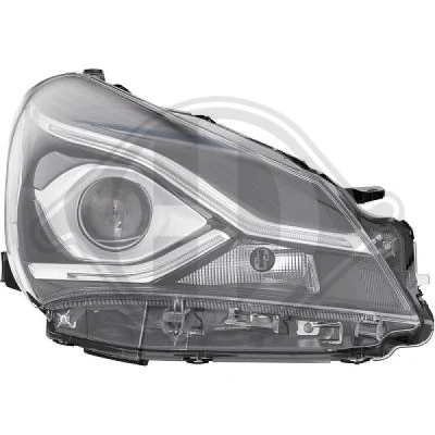 Bilde av DIEDERICHS Frontlykter høyre HIR2 6607384 TOYOTA: Yaris III Hatchback