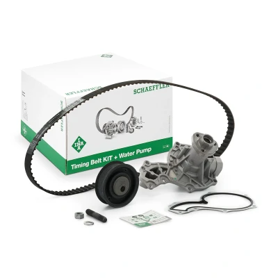 Bilde av INA 530 0162 30 vannpumpe + Registerreimsett med VOLKSWAGEN: Corrado, GOLF 3, 1, AUDI: 80 B4 Sedan, 100 C3 Sedan