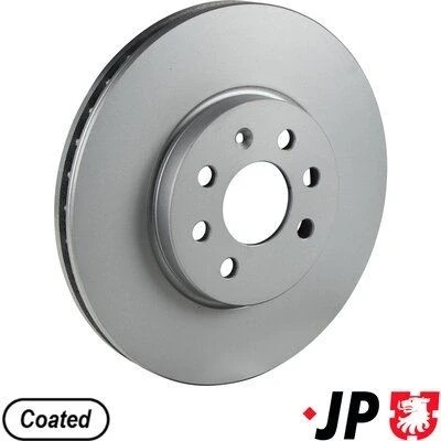 Bilde av JP GROUP 1263104400 Bremseskiver framaksel 280 25 4 ventilert belagt OPEL: Combo C Varebil / Stasjonsvogn, Meriva A