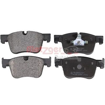 Bilde av METZGER 1170796 Bremseklosser framaksel med antihyle blikk PEUGEOT: 308 SW 2, II Hatchback, CITROËN: C4 Grand Picasso 2