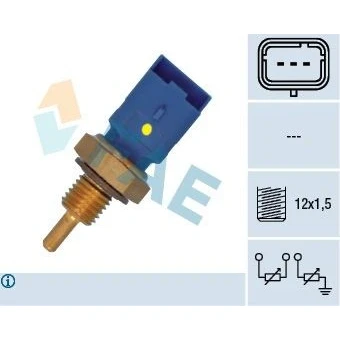 Bilde av Kjølevæsketemperatursensor, citroën,fiat,peugeot,renault,suzuki, 0515.S8 S1, 0515.S8, 1338 97, A6, 1338.97, 1338.A6, 13650 86CT0, 5