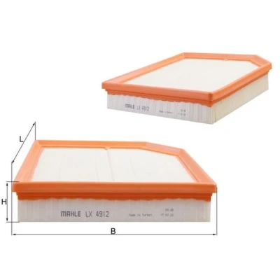 Bilde av MAHLE ORIGINAL LX 4912 Luftfilter 50 242 250,2 Filterinnsats VOLVO: XC40