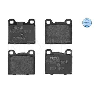 Bilde av MEYLE 025 207 5514 Bremseklosser ORIGINAL Quality bakaksel ekskl. slitasjevarselkontakt med antihyle blikk VOLVO: XC70 I Cross Country, 240 Sedan