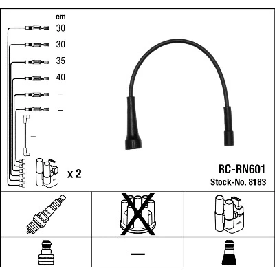 Bilde av NGK 8183 Pluggledninger 4