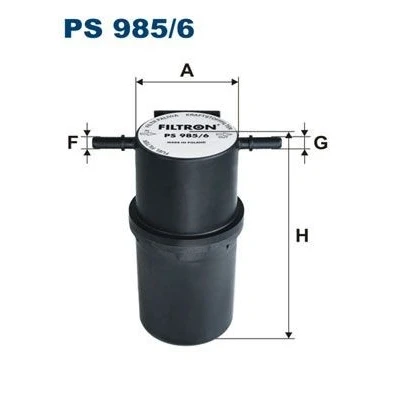 Bilde av FILTRON PS 985/6 Drivstoffilter ledningsfilter 10 VOLKSWAGEN: Crafter 30 35 Minibuss, 50 Flatvogn lastebil/Chassis, Van