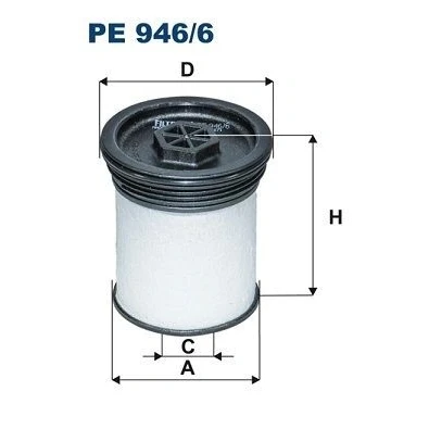 Bilde av FILTRON PE 946/6 Drivstoffilter Filterinnsats OPEL: Antara, JEEP: GRAND Cherokee 4, V, CHEVROLET: Captiva