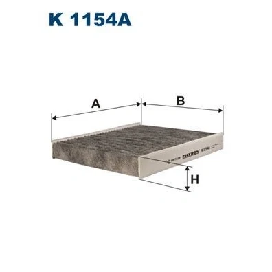Bilde av FILTRON K 1154A Kupéfilter Karbonfilter 244 209 34 FORD: MONDEO 4 Turnier, S Max Mk1, Galaxy Mk2 MPV