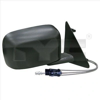 Bilde av Sidespeil Tyc 337 0100 venstre svart innstilling, vire, plan VOLKSWAGEN: GOLF 2, Jetta 2