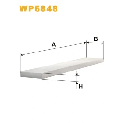 Bilde av Kupefilter WIX FILTERS WP6848