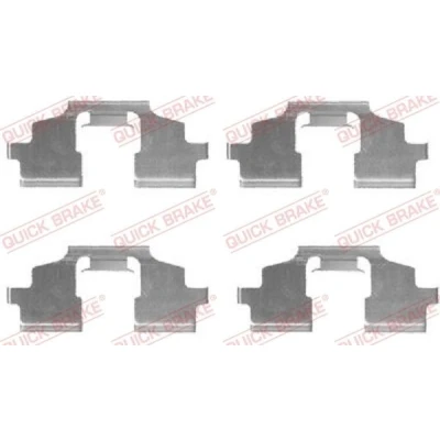 Bilde av QUICK BRAKE 109 1675 Tibehørsett, skivebremse belegg LAND ROVER: Freelander I SUV