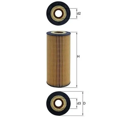 Bilde av MAHLE ORIGINAL HX 77 Automatgirfilter