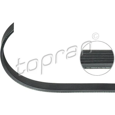 Bilde av TOPRAN 302 093 Kileribberem 1640 6 EPDM (etyl propylen dien gummi) FORD: MONDEO 3 Kombi, Transit Mk6 Van, Mk5 Flatvogn lastebil/Chassis
