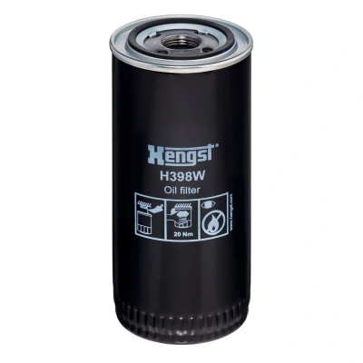 Bilde av HENGST FILTER H398W Oljefilter 1 12 UNF Påskruingsfilter