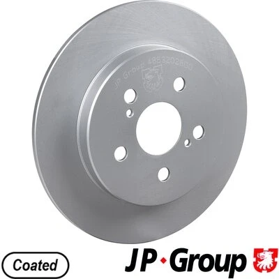 Bilde av JP GROUP 4863202800 Bremseskiver bakaksel 259 9 5 fullt ut belagt TOYOTA: Prius III Hatchback, Plus, IV Liftback, SUBARU: Trezia II