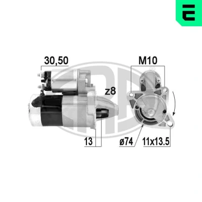 Bilde av ERA 220920A Starter 12 1 8 MAZDA: MX 5 2