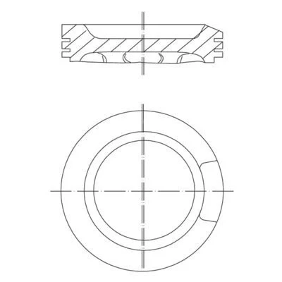 Bilde av MAHLE ORIGINAL 033 04 00 Motorstempel 81,01